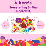 Albert's Caribbean Blue Cotton Candy - 12 Pack - Fluffy Blueberry Sweet Treat - Resealable Tubs - Perfect for Parties & Events