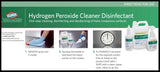 Clorox Healthcare Hydrogen Peroxide Cleaner Disinfectant Refill, Bleach Free, 128 Fluid Ounces (Package May Vary)