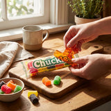 Chuckles Cherry Lemon Licorice Orange Lime Chewy Candy - 2 oz Individually Wrapped Retro Candy - Nostalgic Candy Jelly Candy Fruit Slices - Jelly