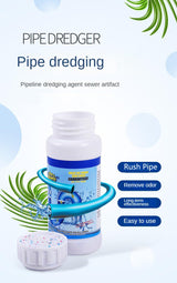 3-bottle pipeline dredging agent, sewage cleaning agent, kitchen bathroom sewage deodorization, cleaning and dredging