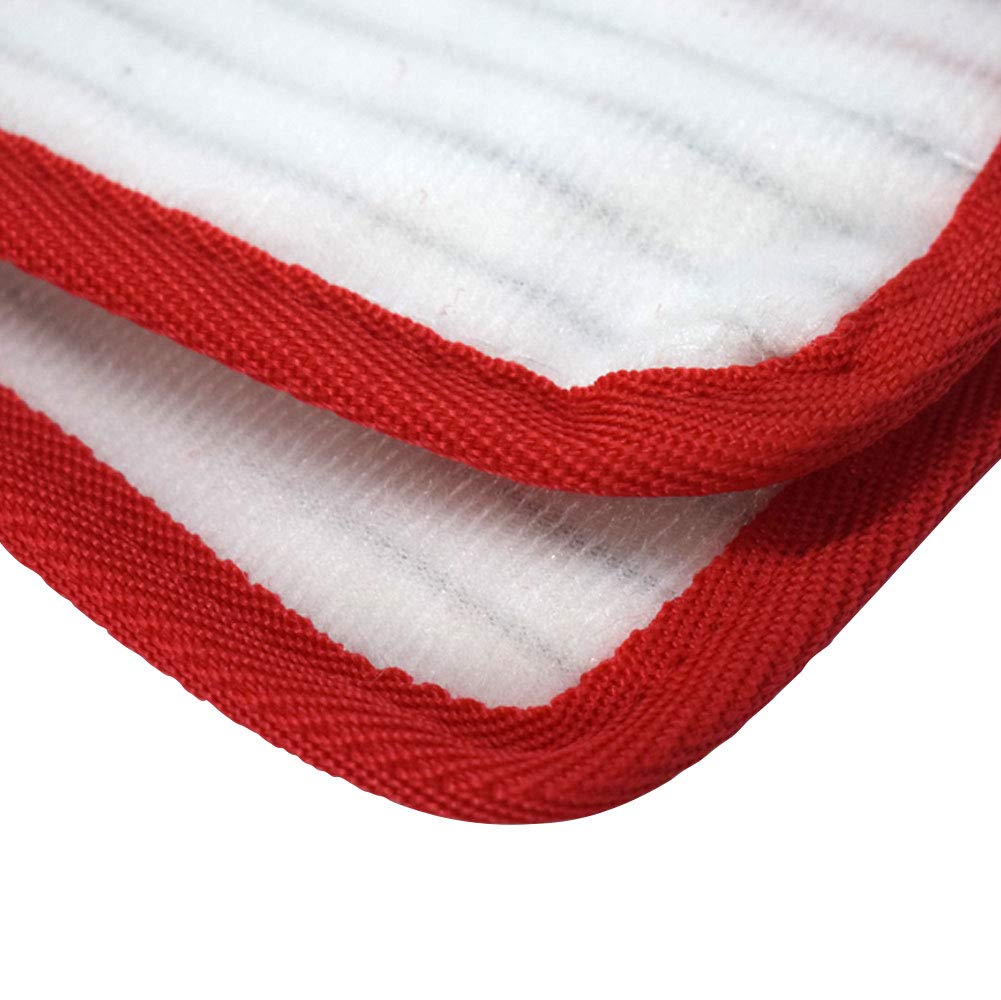 Carkio 2PCS Replacement Microfiber Washable Spray Mop Pads Compatible with ProMist Reusable Refill Mop Pads