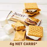 Quest Nutrition Protein Bar, S'Mores, 21g Protein, 4g Net Carbs, 190 Cals, 2.1oz Bar