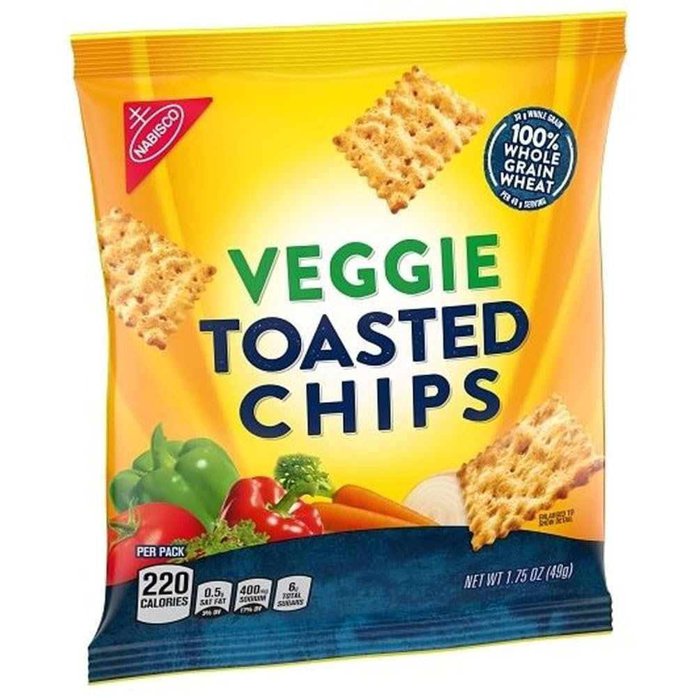 Wheat Thins Veggie Toasted Chip - 1.75 oz. bag, 60 per case