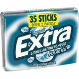Extra, Polar Ice Sugar Free Chewing Gum Grad Gifts Prom Essentials Mint Gum, 35 Stick Mega Pack, 35 Count