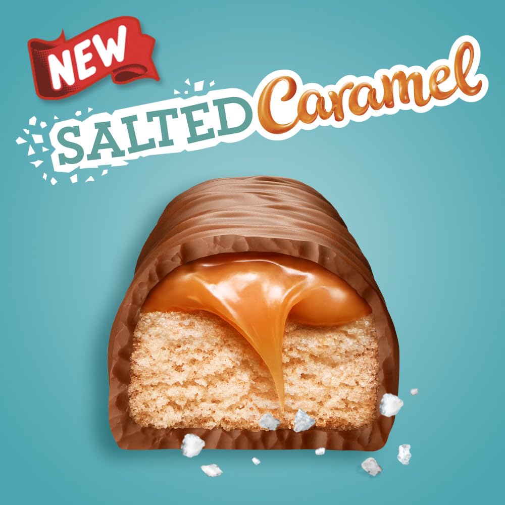 Twix Salted Caramel Chocolate Cookie Candy Bars Share Size Party Candy, Milk Chocolate Bulk Box, 56.4 Oz, 20 Count Bulk Candy Box