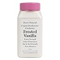 Roses Natural Carpet Deodorizer and Freshener, Inspired by Ice Vanilla Woods, Extra Strength, Pet & Kid Safe, Vanilla Pumpkin Scent, 16 oz (Frosted