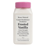 Roses Natural Carpet Deodorizer and Freshener, Inspired by Ice Vanilla Woods, Extra Strength, Pet & Kid Safe, Vanilla Pumpkin Scent, 16 oz (Frosted