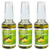 Blunt Black Concentrated Air Freshener Spray 1 oz. Glass Bottle - Fresh Pineapple Scent 3-Pack