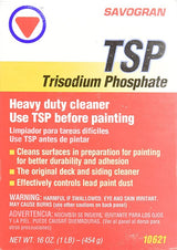 Savogran 10621 Trisodium Phosphate (TSP) 1LB (16oz) (Pack of 12)