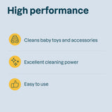 ATTITUDE Baby & Kids Toy Cleaner Spray for Sensitive Skin, EWG Verified, Multi-Surface Cleaner for Toys, High Chairs & Play Areas, Naturally Derived