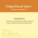 Celestial Seasonings Herbal Tea, Gingerbread Spice, 20 Count