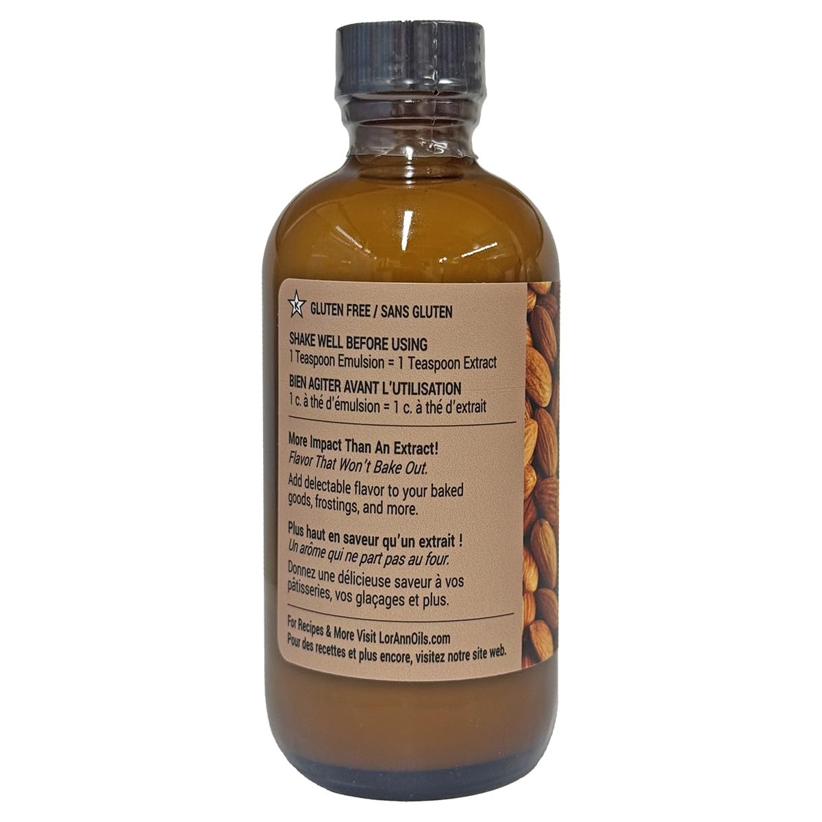 LorAnn Almond Bakery Emulsion, 4 ounce bottle