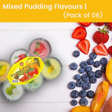 Fruit Pudding - Assorted Popping Cups - Mixed Pudding Flavours (Mango, Lychee, Orange, Coconut, Strawberry, Honey Melon) - Asian Jellies for Kids