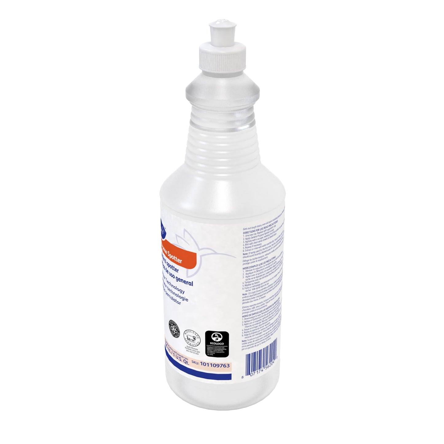 Diversey 101109763 General Purpose Spotter with Percolator Technology, Carpet Stain Remover, Removes Tough Stains, Ready-to-Use Liquid, Unscented
