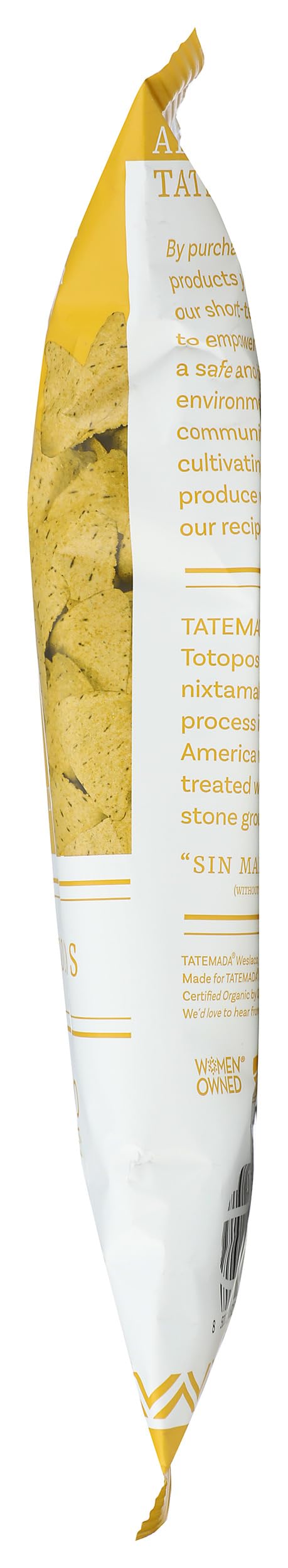 Tatemada Organic Yellow Maíz Totopos, 8.81 OZ (6 pack)