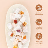 Liberty Orchards, Fruit Delights - Assorted Vegan Fruit and Nut Candies, Gluten Free, Lokum with Nuts, Strawberry & Walnut Turkish Delight Gourmet