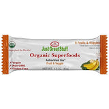 Just Great Stuff Organic Protein Bars, Superfood Fruit and Vegetable Bars, Gluten Free, Vegan, Non GMO, Snacks for Adults & Kids, Individually