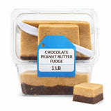 Chocolate Peanut Butter Fudge, 1 Pound, Creamy Candy for Snacking & Gifting