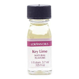 LorAnn Key Lime Super Super Strength Flavor, 1 dram bottle (.0125 fl oz - 3.7ml)