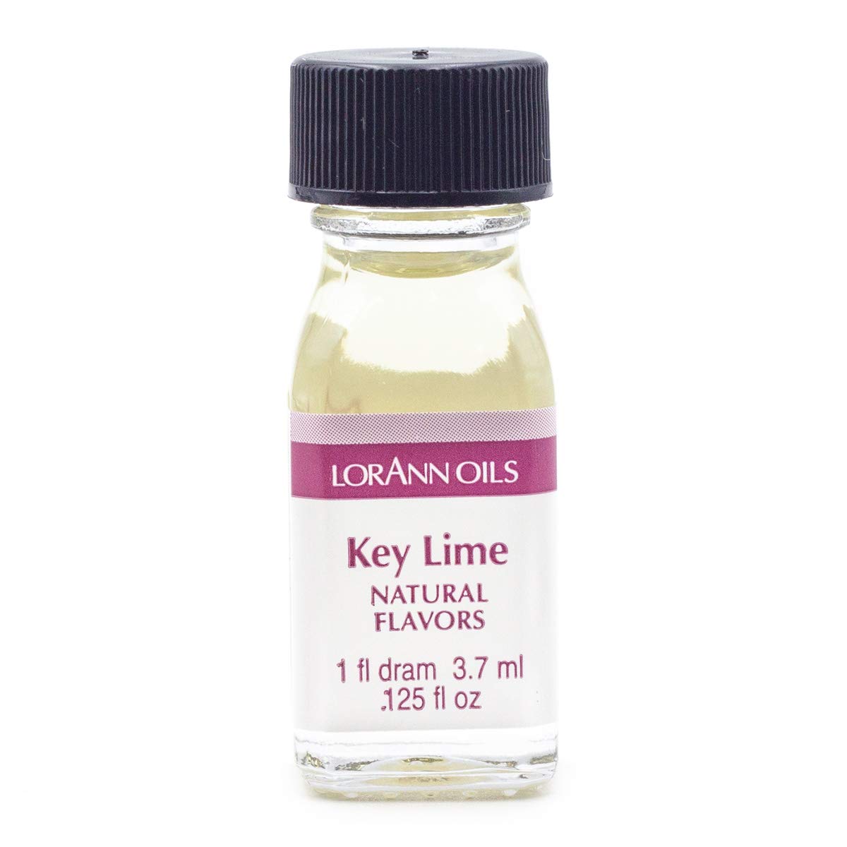LorAnn Key Lime Super Super Strength Flavor, 1 dram bottle (.0125 fl oz - 3.7ml)