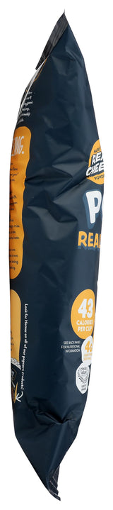 LESSEREVIL Organic Real Cheddar Popcorn, 4.6 OZ