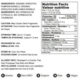 Food to Live Organic Sprouted Seeds Mix, 1 Pound - Raw & Non-GMO Snack Mix Contains Sprouted Pumpkin and Sunflower Seeds, Vegan Superfood, Kosher