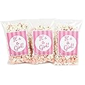Welcome Baby Boy or Girl! Baby Shower Popcorn Bags Gender Reveal Party Favor Gifts (20 Pack) (20-Pack, It's a Girl!)