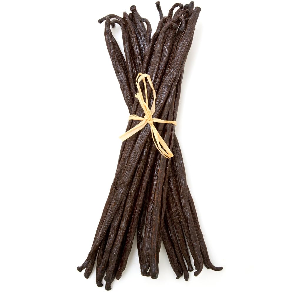 1LB Tanzanian Vanilla Beans Whole Grade A Vanilla Pods for Homemade Vanilla Extract, Baking, Ice Cream, Flavoring, & Vanilla Powder
