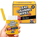 BECHOICEN Lead Cleaning Wipes, 25 Count Individually Wrapped Wipes, Disposable Hand and Surface Cleaning Wipes for Range Bags, Tools, Outdoor Gear
