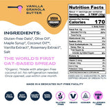 Oat Haus Organic Variety Granola Butter | Original, Chocolate, Vanilla, Blueberry | Peanut-free, Almond (Tree-Nut) Free, & School-Safe | Sunflower