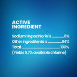 (6 Gallons) - Bulk Liquid Chlorine Bleach, for Laundry, Household and Commercial Cleaning, Multipurpose Cleaner, 1 Gallon Jugs. Ready to Use