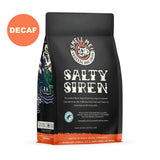 Bones Coffee Company Decaf Salty Siren, Sea Salted Caramel Chocolate Decaffeinated Flavored Coffee, Medium Roast Low Acid Arabica Beans For Auto drip