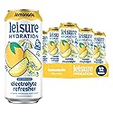 Leisure Hydration Non-Carbonated Electrolyte Refresher, Lemonade Flavor - Low Sugar Nutrient Enhanced Water Beverage - Get The Best Hydration Packed