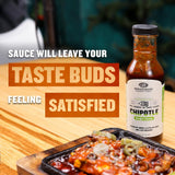 Brooksmade Gourmet Foods Soulful Sauces, Chipotle BBQ Sauce & Marinade, Gluten Free, No High Fructose Corn Syrup, 12 oz
