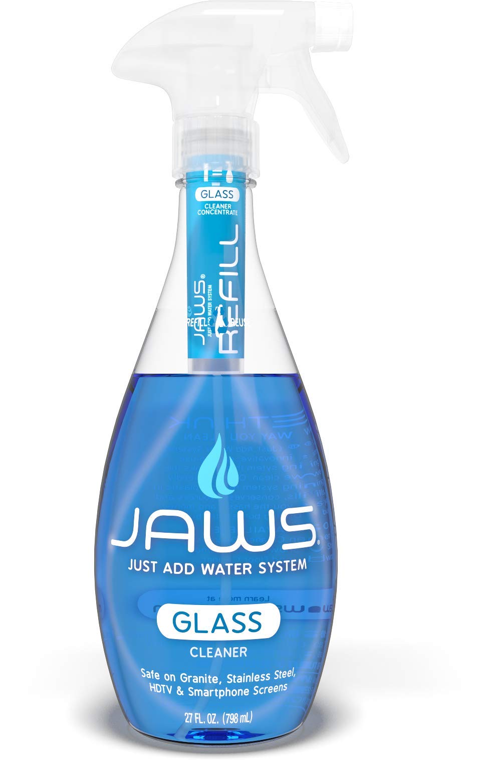 JAWS Glass Cleaner Refill Pods. Box of 24. Refillable Cleaning Supplies.