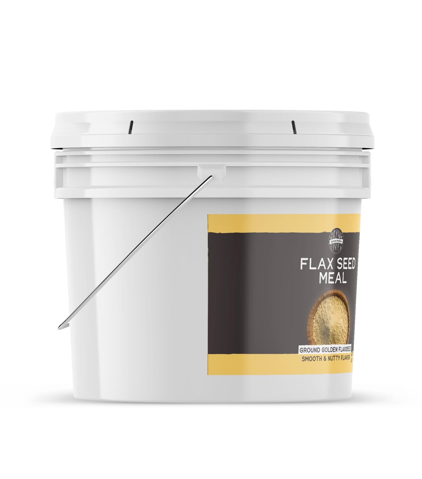 Birch & Meadow 1 Gallon of Flax Seed Meal, Egg Replacement, Nutty Flavor