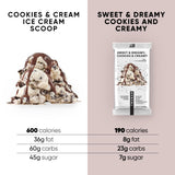 TRUBAR Vegan Protein Bar, Sweet & Dreamy Cookies and Creamy, Gluten Free, Plant Based Protein, Dairy Free, Non GMO, Soy Free, No Sugar Alcohols, 12G