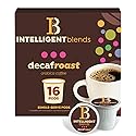 Intelligent Blends Decaf Dark Roast Coffee Pods, 16 ct, Single Serve Pods - 100% Arabica Coffee, Compatible with Keurig K Cups Maker