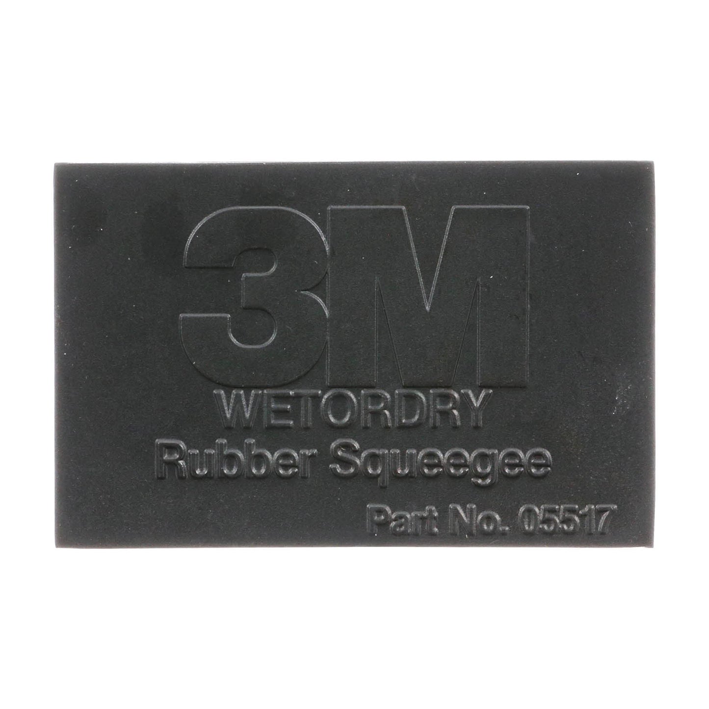 3M Wetordry Rubber Squeegee 05517, 2-3/4 in x 4-1/4 in, Comfort Fit, Flexible, For Wet Sanding
