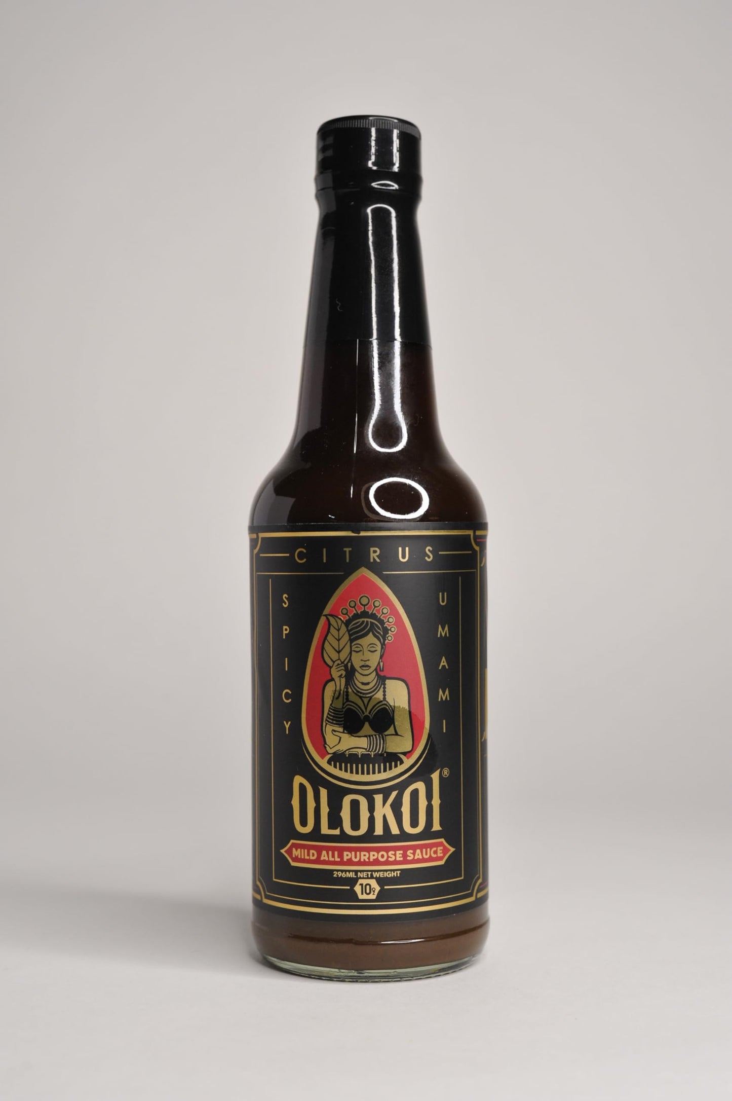 Mild Olokoi Sauce - (10oz, 1 bottle) - A Unique and Vibrant Sauce That is Healthy and Perfect for Salad Dressings, Fish, Chicken, Beef, Pork, Tofu