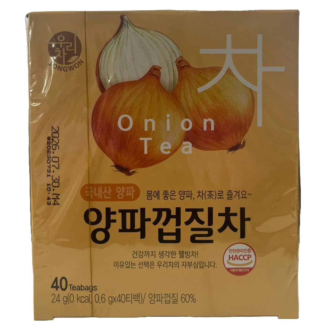 Songwon Onion Skin Tea, 24g x 40 Tea Bags (1 Pack)