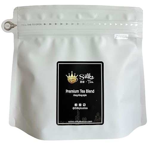 Silkplus Tea | Premium Ceylon Tea blend Convenient Pack - Hong Kong Style Milk Tea | Breakfast Tea | Caffeinate (12 Tea bags, 9g each)