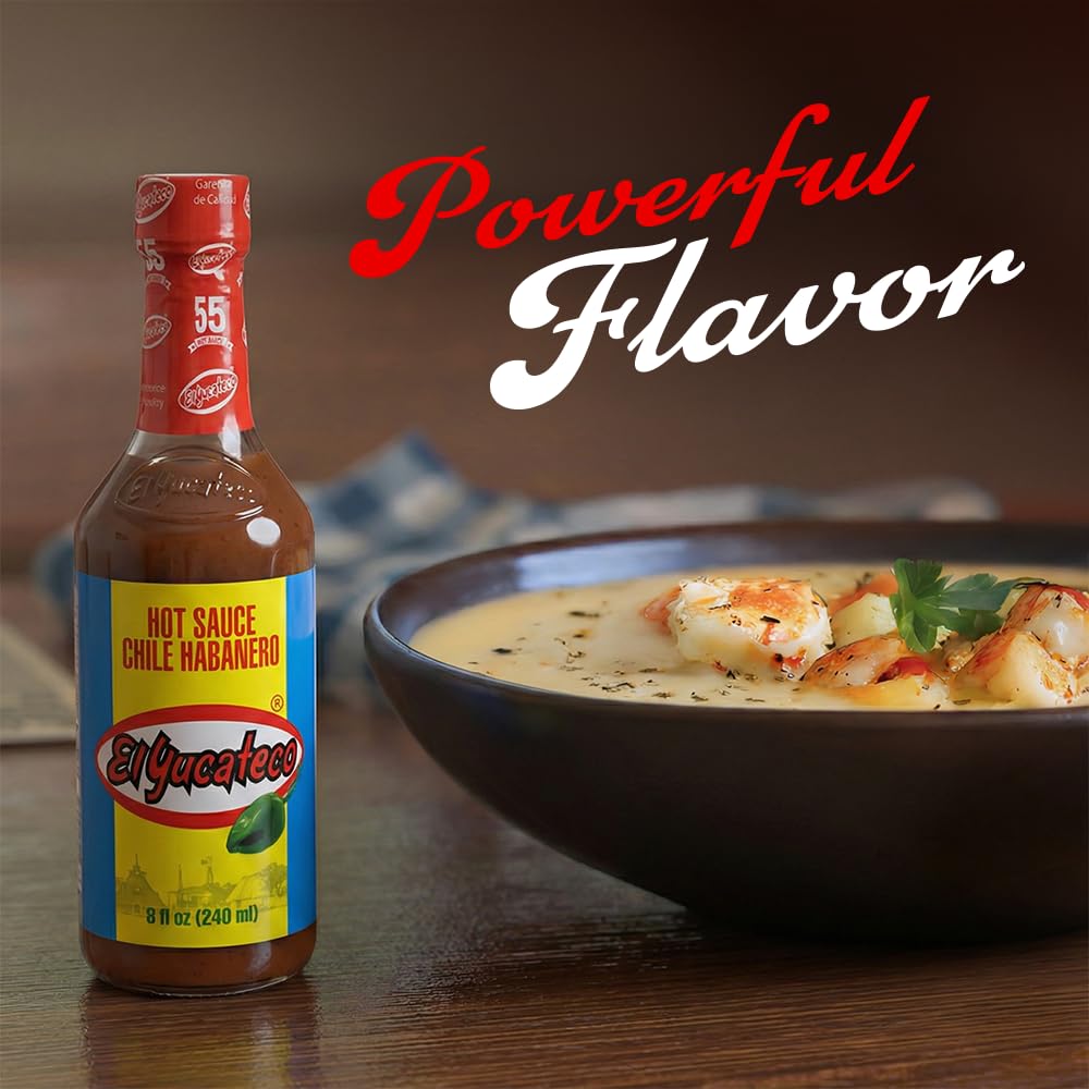 El Yucateco Red Habanero Hot Sauce, 8 fl oz