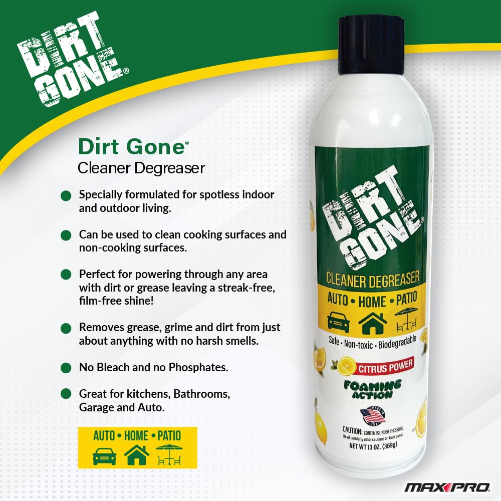 Max-Pro Dirt Gone - All Purpose Cleaner/Degreaser