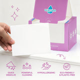blue fresh Laundry Detergent Sheets Lavender Scent - Dual-Effect Laundry Soap Sheets for Travel, No Residue & Hypoallergenic Washer Sheets Detergent