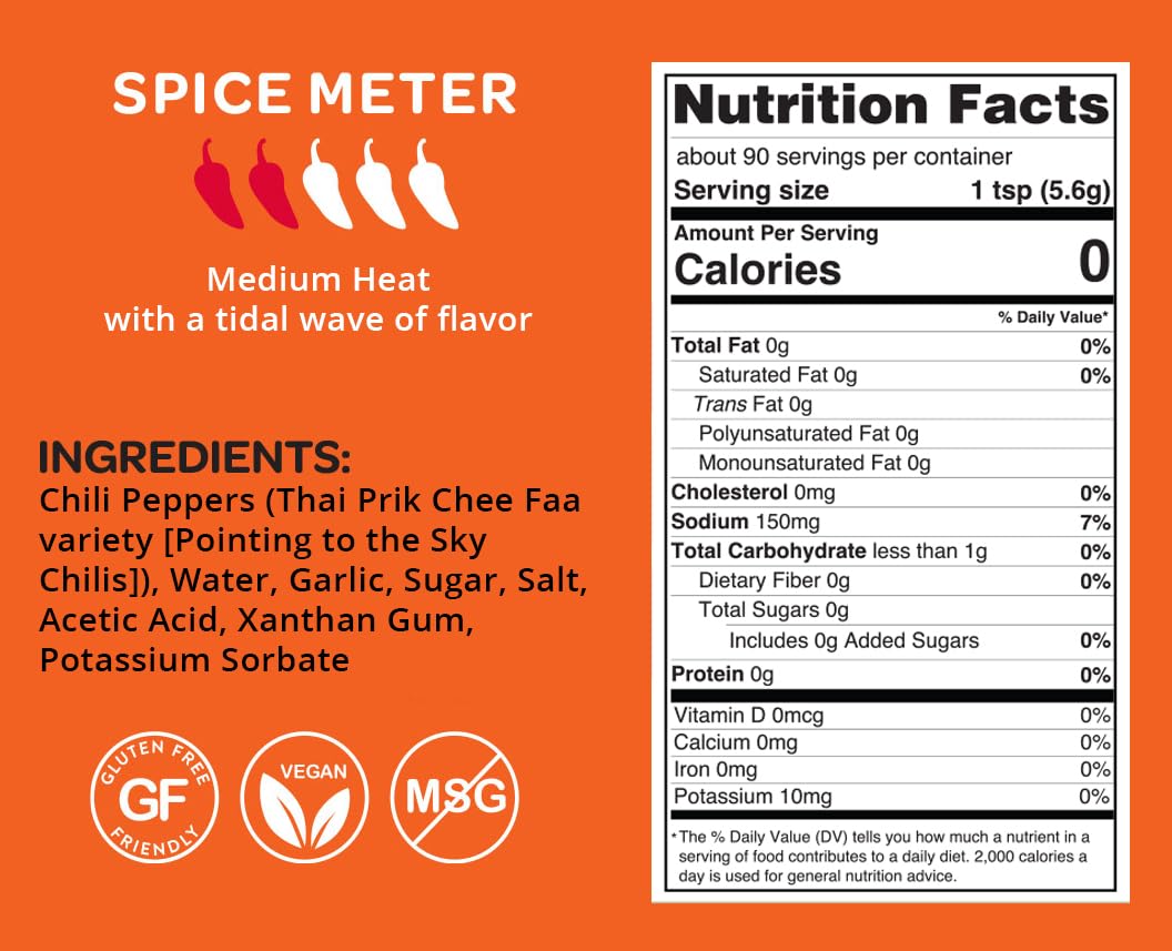 Mr. Bing Sriracha Chili Sauce 18oz | Made with Thai Chilis from Family Owned Farms | Spicy Bold Flavor Perfect For Sauces, Dips, Marinades (18 oz, 1