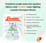 Freddie Laundry Detergent Sheets - Recyclable Packaging - No Mess Strips (Value Box (180 Loads), Frosty Mountain)