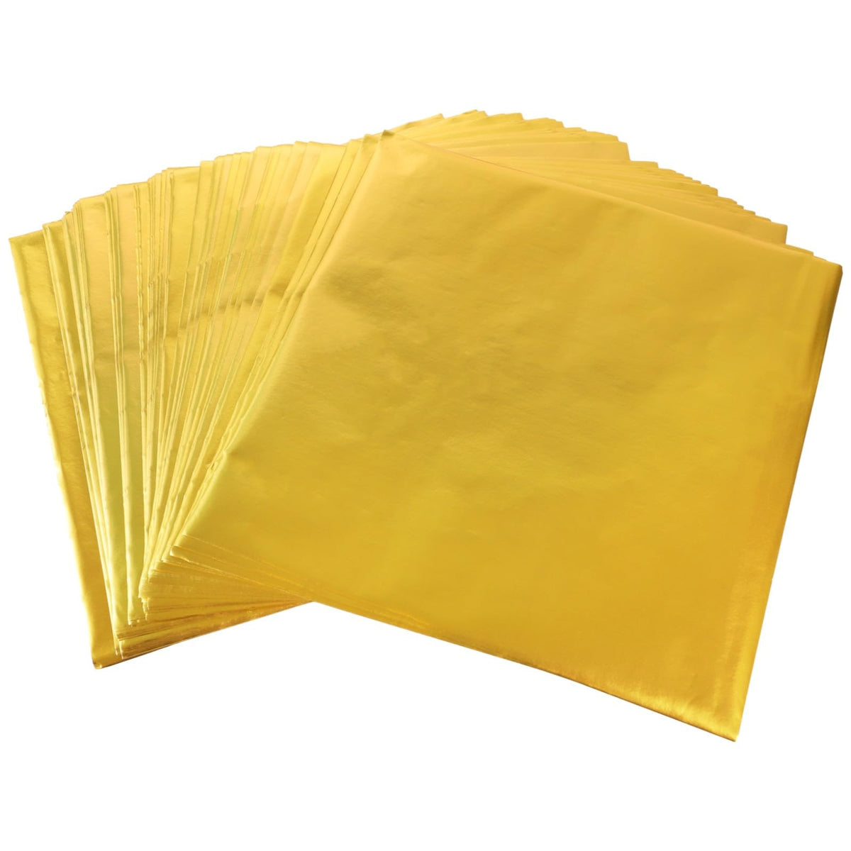 200 Gold Foil Wrappers For Chocolates, Shiny Sheets For Elegant Packaging, Ideal For Gifts And Events