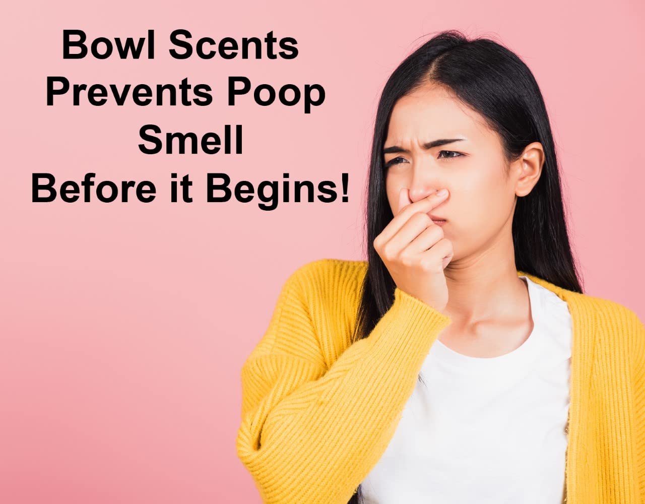 Bowl Scents Toilet Spray | 5 oz + Travel Unit | Prevents Nasty Poop Smell | Refillable and Made in USA