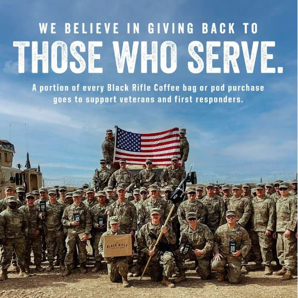 Black Rifle Coffee Company Silencer Smooth, 32 Count, Light Roast K Cups - Single Serve K Cups Coffee Pods - Kcup Pods Compatible with Keurig 1.0